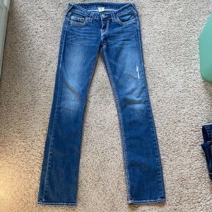 True Religion Women’s Straight Leg Jeans 28